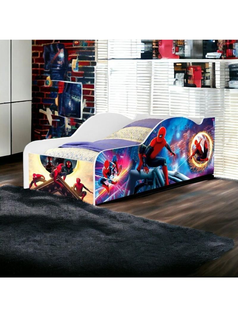 Cama Infantil Carro Spider Com Colchão Cambel