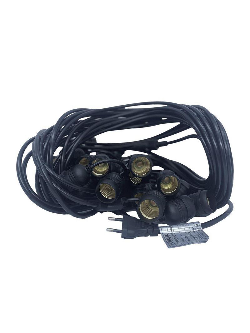 Varal De Luzes 30 M Bocal E-27 Bivolt Sem Lampadas Foxlux