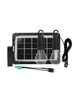 Kit Led Solar Foxlux Portátil Com 2 Lâmpadas E Painel Solar