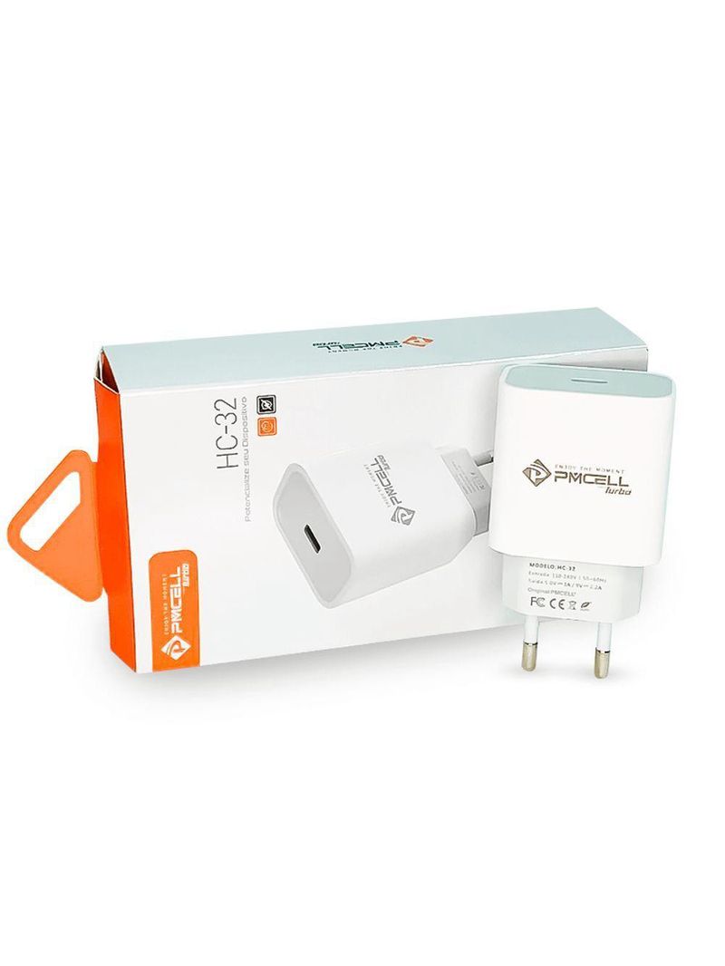 Fonte Carregador Turbo Usb-c 20w-pmcell