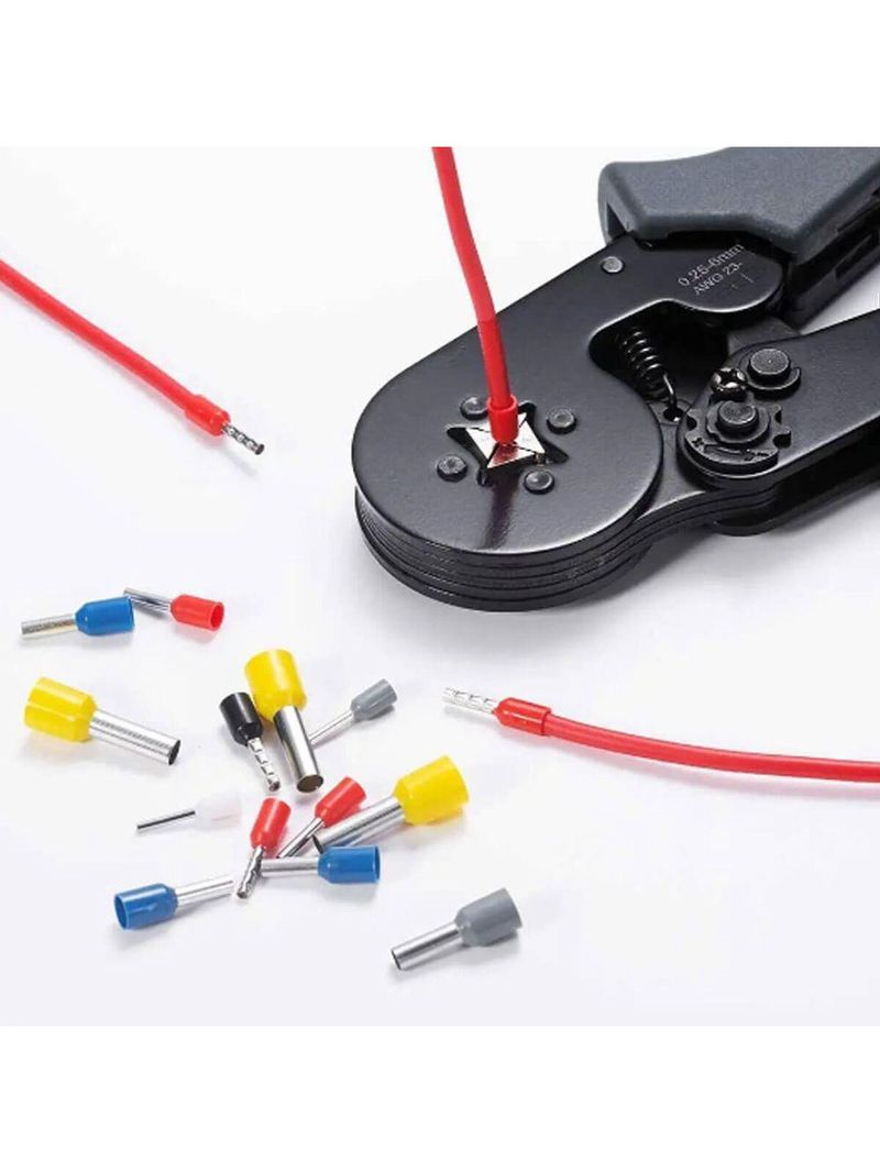 Ferramenta De Crimpar Terminais Tubulares De 10mm² Ilhós