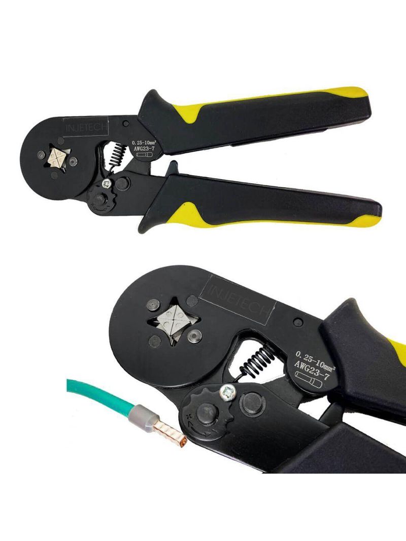 Ferramenta De Crimpar Terminais Tubulares De 10mm² Ilhós