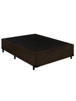Cama Box Casal Suede + Colchão De Espuma D33 - Serene - 138cm Cor:marrom