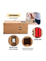 Cofrinho Eltronico Infantil Cachorro Que Come Moeda Marrom