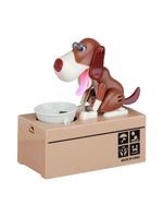 Cofrinho Eltronico Infantil Cachorro Que Come Moeda Marrom