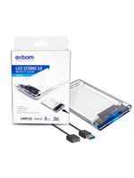 Case Transparente Hd Externo E Sata Ssd Usb Exbom
