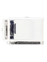 Case Transparente Hd Externo E Sata Ssd Usb Exbom