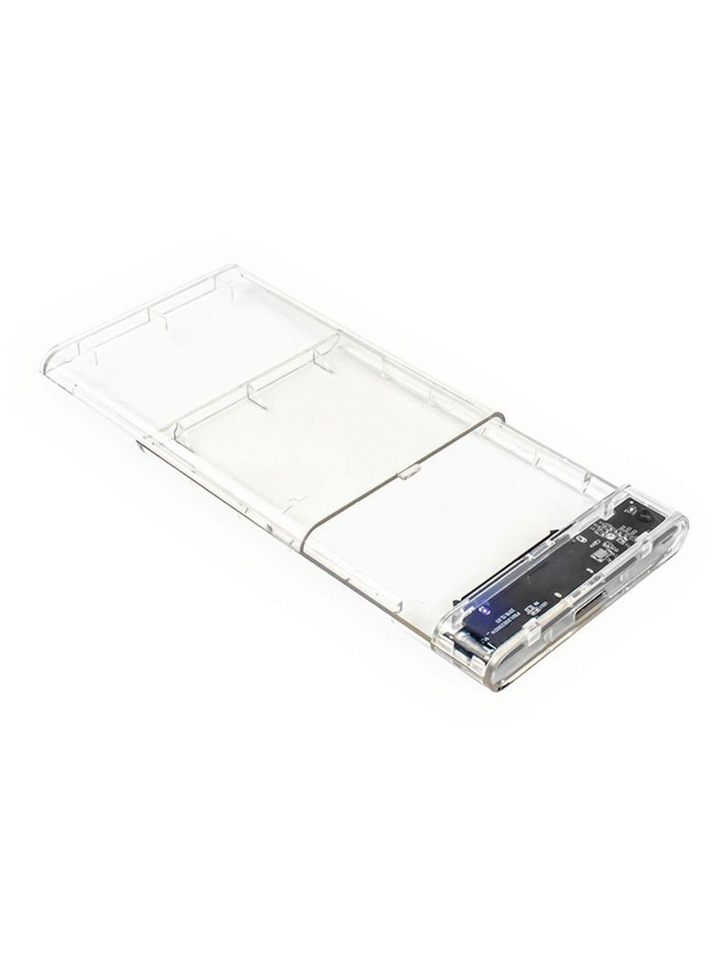 Case Transparente Hd Externo E Sata Ssd Usb Exbom