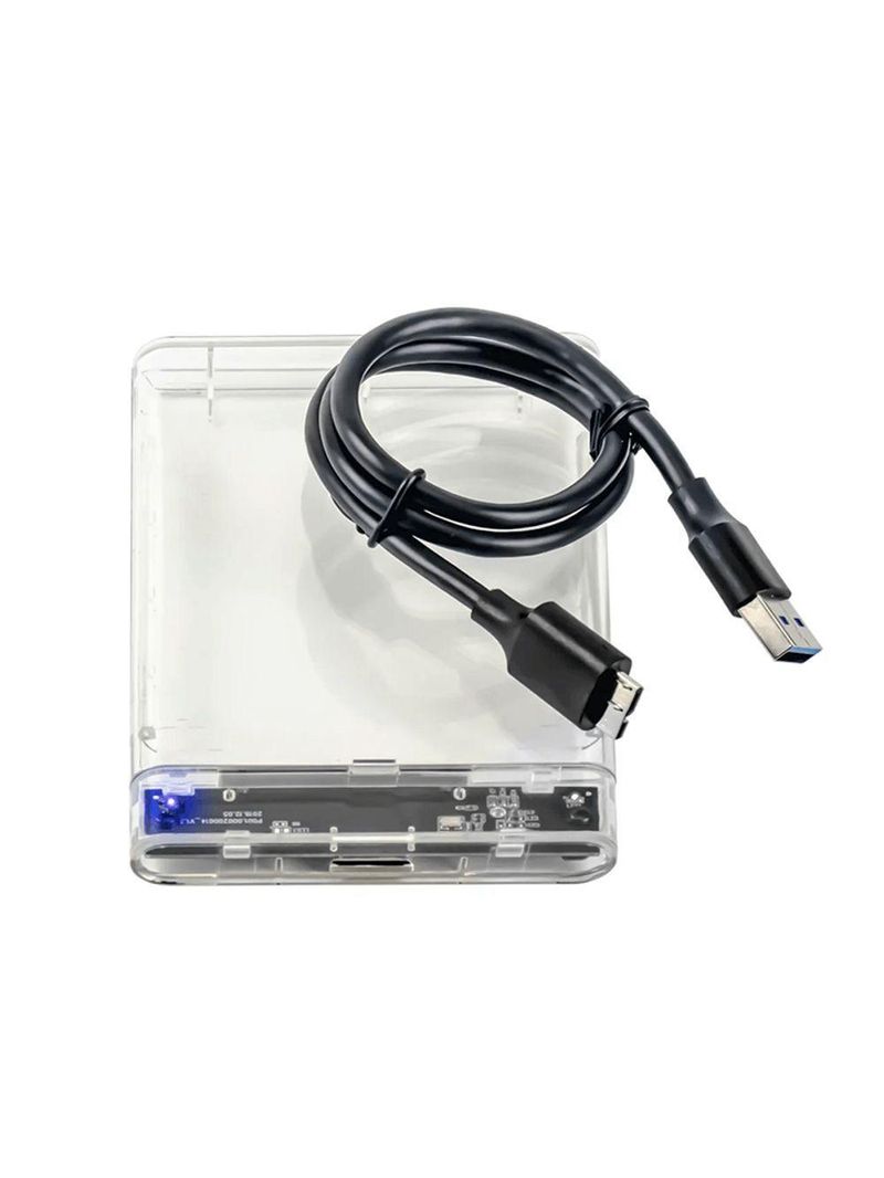 Case Transparente Hd Externo E Sata Ssd Usb Exbom