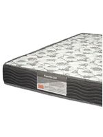 Cama Box Baú Casal Sintético + Colchão De Espuma D33 - Sereneprime - 138cm Cor:bege