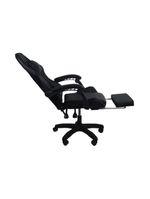 Kit 2 Cadeiras Gamer Stillus Ergonômica Com Apoio Para Os Pés Preto