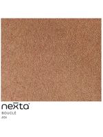 Sofá Namoradeira 02 Lugares 130cm Jade Base Preto Bouclé Terracota - Nexta Casa