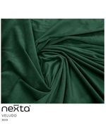Sofá Chaise Esquerdo Sala De Estar Penélope Base Preto Veludo Verde Musgo - Nexta Casa