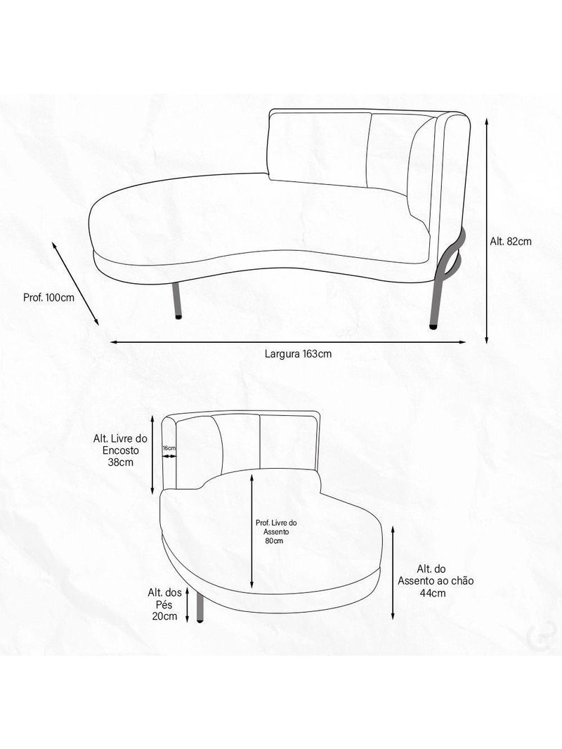 Sofá Chaise Esquerdo Sala De Estar Penélope Base Preto Veludo Verde Musgo - Nexta Casa