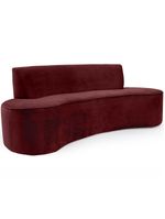 Sofá 03 Lugares 210cm Mônaco Veludo Marsala - Nexta Casa