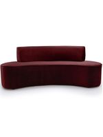 Sofá 03 Lugares 210cm Mônaco Veludo Marsala - Nexta Casa