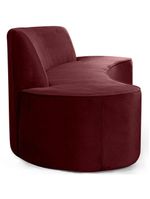 Sofá 03 Lugares 210cm Mônaco Veludo Marsala - Nexta Casa