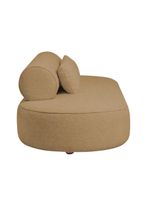 Sofá Orgânico Horizonte 4 Lugares 230cm Bouclé Camel - Nexta Casa