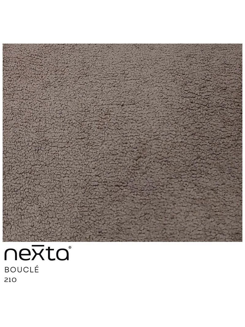 Sofá Orgânico 03 Lugares 180cm Liz Bouclé Marrom - Nexta Casa