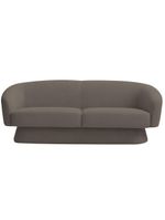 Sofá Orgânico 03 Lugares 180cm Liz Bouclé Marrom - Nexta Casa