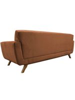 Sofá 03 Lugares 180cm Sala De Estar Miami Veludo Camel - Nexta Casa