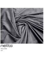 Sofá Molino 3 Lugares 230cm Chaise Esquerdo Pés Gold Veludo Titânio - Nexta Casa