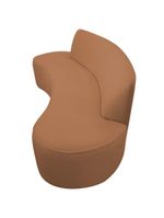 Sofá Orgânico 04 Lugares 230cm Mônaco Bouclé Terracota - Nexta Casa