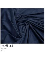 Sofá 03 Lugares 180cm Sala De Estar Miami Veludo Azul Escuro - Nexta Casa