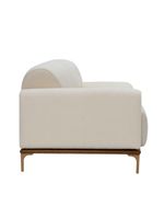 Sofá Living Unne 3 Lugares 210cm Terminal Esquerdo Corano Off White - Nexta Casa