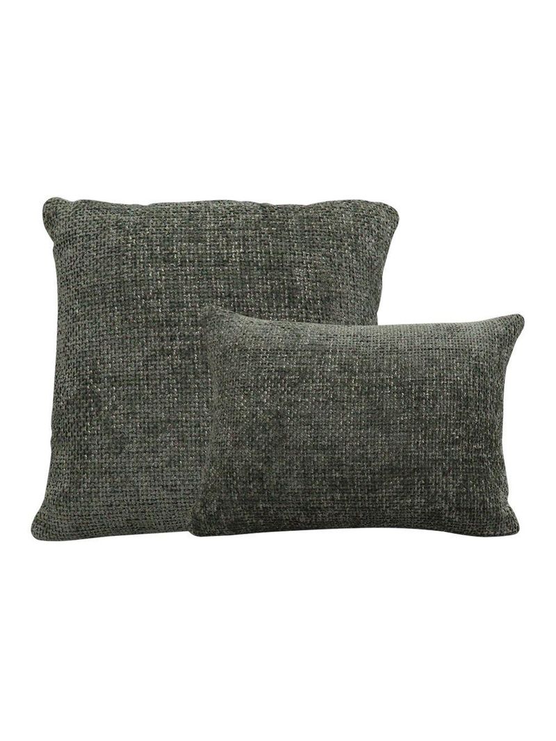 Kit 02 Almofadas Decorativas 30x45cm E 40x40cm Linhão Verde - Nexta Casa