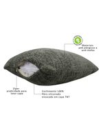 Kit 02 Almofadas Decorativas 30x45cm E 40x40cm Linhão Verde - Nexta Casa