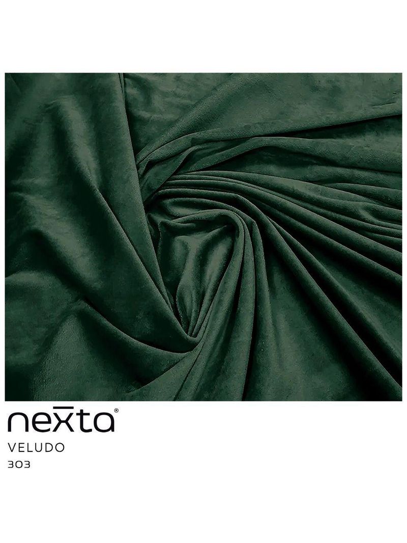 Kit 2 Almofadas Tressê 50x50cm E 40x40cm Veludo Verde - Nexta Casa