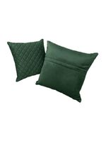 Kit 2 Almofadas Tressê 50x50cm E 40x40cm Veludo Verde - Nexta Casa