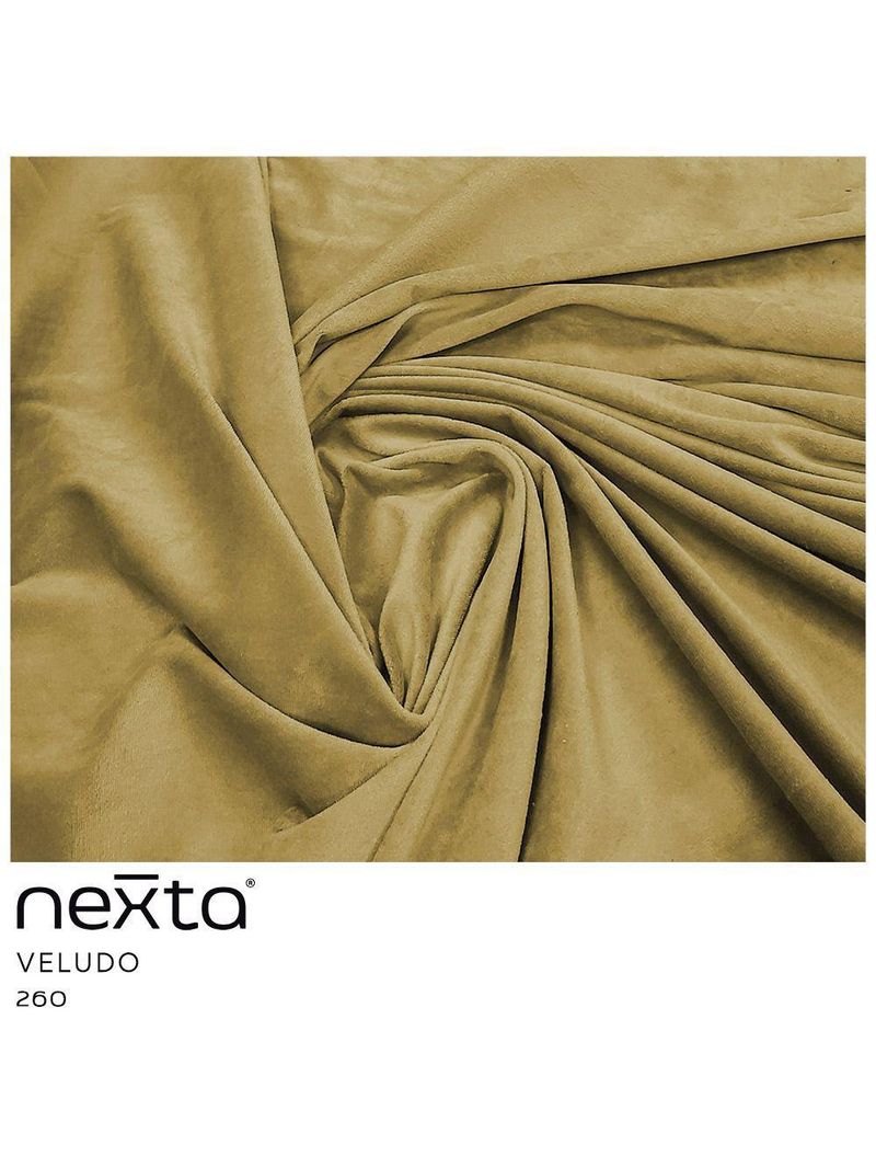Kit 2 Almofadas Tressê 50x50cm E 40x40cm Veludo Mostarda - Nexta Casa