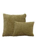 Kit 02 Almofadas Decorativas 30x45cm E 40x40cm Linhão Mostarda - Nexta Casa
