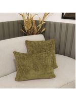 Kit 02 Almofadas Decorativas 30x45cm E 40x40cm Linhão Mostarda - Nexta Casa