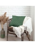 Almofadas Tressê Decorativas 40x40cm Veludo - Nexta Casa Cor Verde