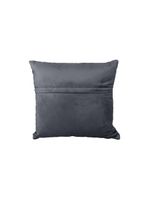 Almofada Tressê 50x50cm Veludo Cinza - Nexta Casa