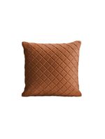 Almofada Tressê 40x40cm Veludo Terracota - Nexta Casa