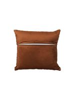 Almofada Tressê 40x40cm Veludo Terracota - Nexta Casa