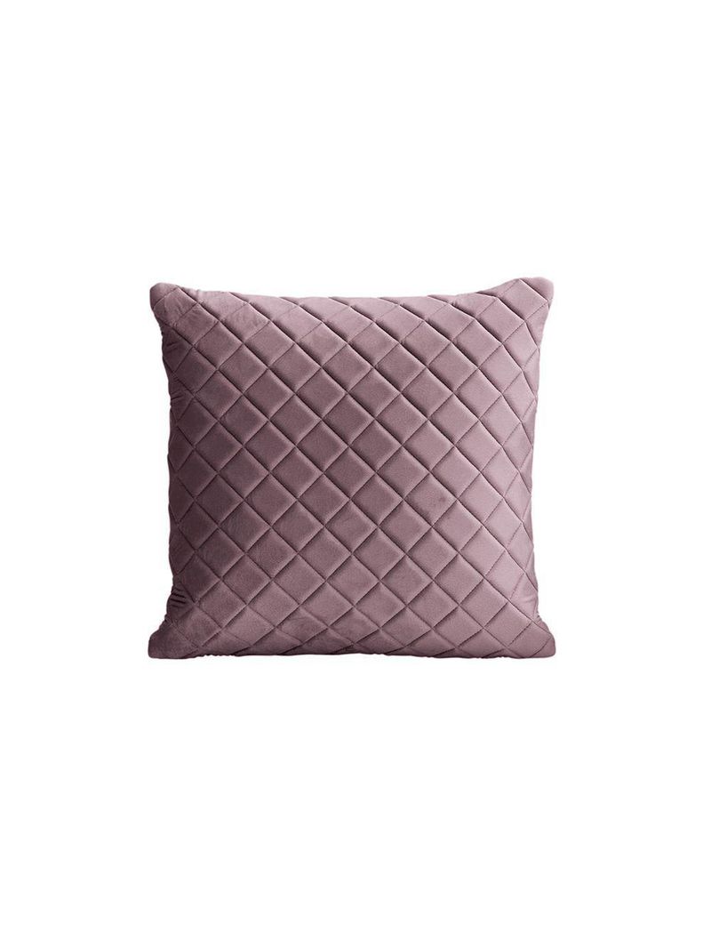 Almofada Tressê 50x50cm Veludo Rosê - Nexta Casa