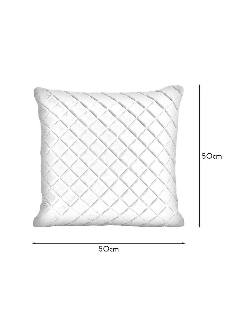 Almofada Tressê 50x50cm Veludo Rosê - Nexta Casa