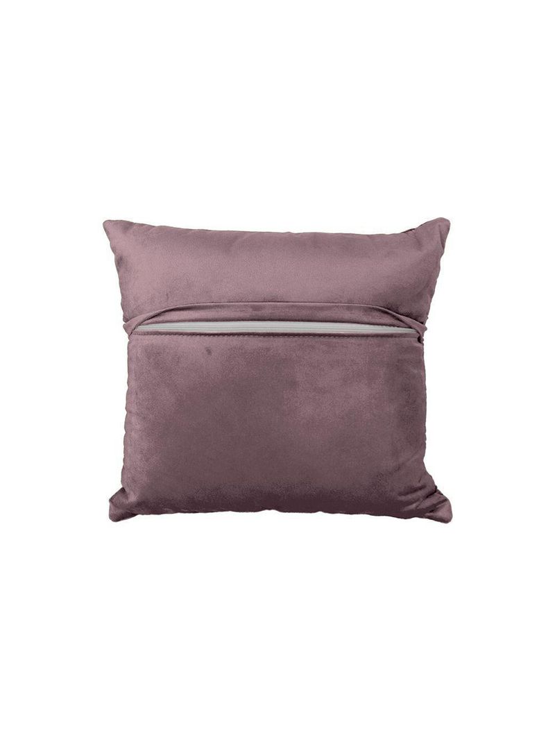 Almofada Tressê 50x50cm Veludo Rosê - Nexta Casa