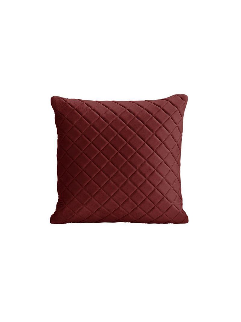 Almofadas Tressê Decorativas 40x40cm Veludo - Nexta Casa Cor Marsala
