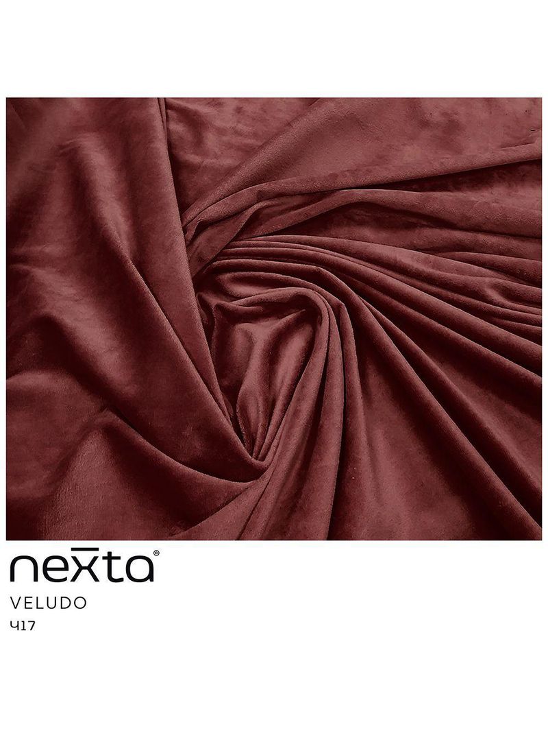 Almofadas Tressê Decorativas 40x40cm Veludo - Nexta Casa Cor Marsala