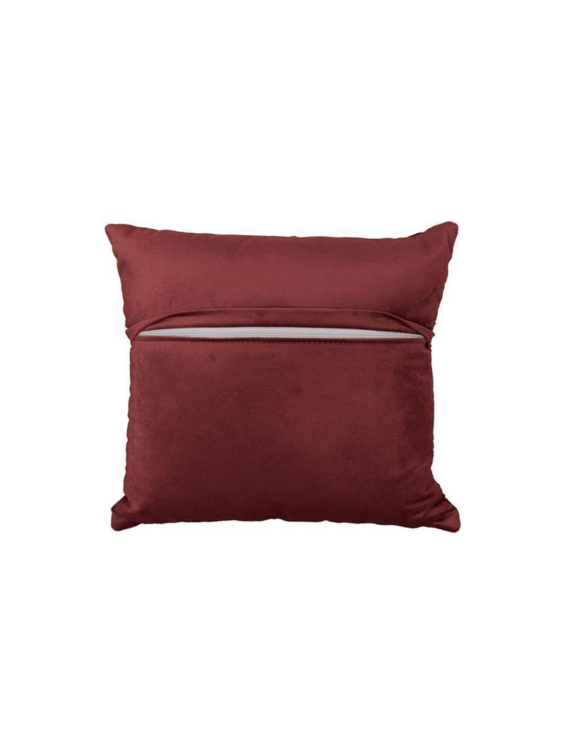 Almofadas Tressê Decorativas 40x40cm Veludo - Nexta Casa Cor Marsala