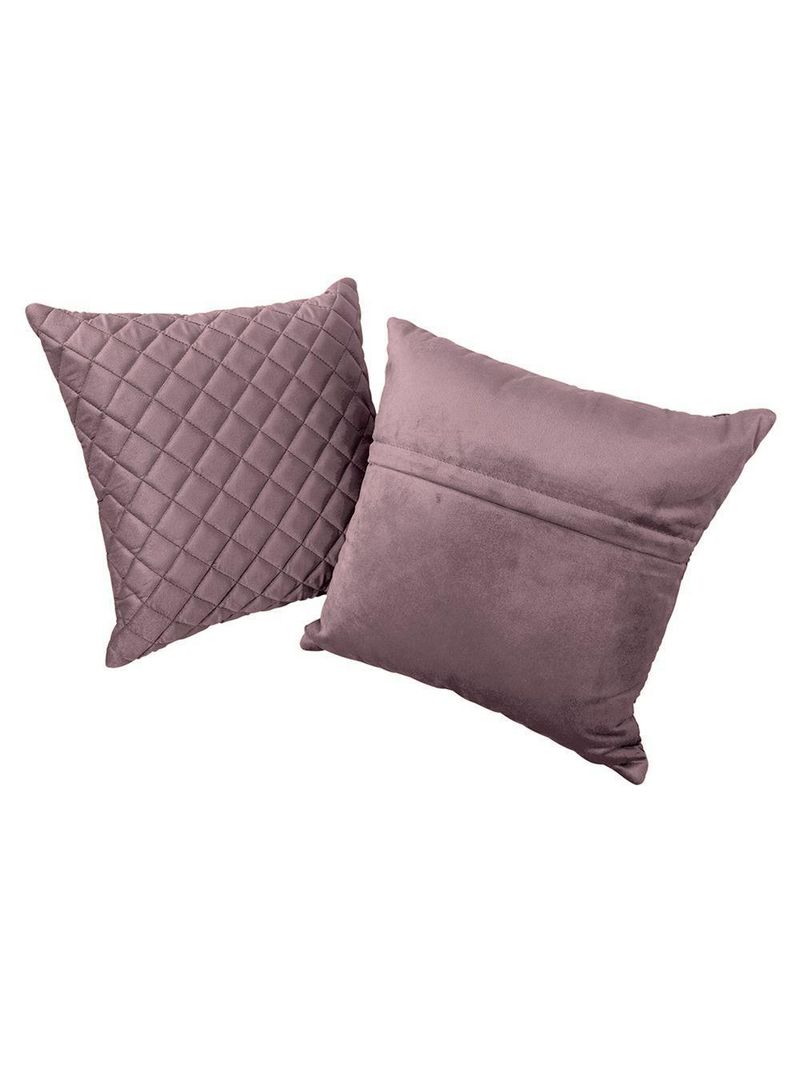 Kit 2 Almofadas Tressê 50x50cm Veludo Rosê - Nexta Casa
