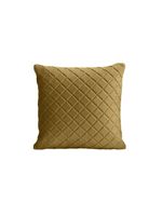 Almofada Tressê 40x40cm Veludo Mostarda - Nexta Casa