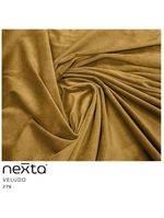 Almofada Tressê 40x40cm Veludo Amarelo - Nexta Casa