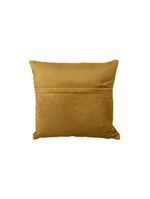Almofada Tressê 40x40cm Veludo Amarelo - Nexta Casa